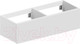 Миниатюра изображения товара Тумба под умывальник ЗОВ Кито 120 / K120LW0MWM (белый матовый)