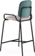 Миниатюра изображения товара Стул барный Latitude Ror 2 Frame / RORBSCH2FRBKVLRGRNPK (черный/зеленый/розовый)
