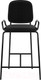Миниатюра изображения товара Стул барный Latitude Ror 2 Frame / RORBSCH2FRBKVLRBK (черный)