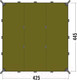 Миниатюра изображения товара Тент Tatonka Tarp 1 / 2485.333 (светло-оливковый)