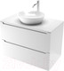 Миниатюра изображения товара Тумба под умывальник ЗОВ Дион 80 / D80LWP0M9003MKV5-KP13W (белый матовый)