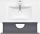 Миниатюра изображения товара Тумба под умывальник ЗОВ Дион 60 / D60LAFM7015MKV5-HPL38T (туя/графит матовый)
