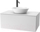 Миниатюра изображения товара Тумба под умывальник ЗОВ Кито 60 / K60LW0MWMC-KP13W (белый/белый матовый)
