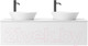 Миниатюра изображения товара Тумба под умывальник ЗОВ Кито 120 / K120LW0MWMC-KP13W (белый/белый матовый)