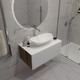 Миниатюра изображения товара Тумба под умывальник ЗОВ Кито 90 / K90LA0MWMC-KP13W (аттик/белый матовый)