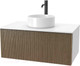 Миниатюра изображения товара Тумба под умывальник ЗОВ Кито 60 / K60LW0MRMC-KP13W (белый/тростник)