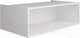 Миниатюра изображения товара Тумба под умывальник ЗОВ Кито-2 60 / 2K60LW0MRMC-KP13W (белый/тростник)