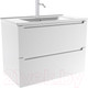 Миниатюра изображения товара Тумба с умывальником ЗОВ Дион 70 / D70LWP0M9003MKV5-OL70 (белый матовый)