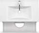 Миниатюра изображения товара Тумба с умывальником ЗОВ Дион 100 / D100LWP0M9003MKV5-OL100 (белый матовый)