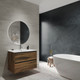 Миниатюра изображения товара Тумба с умывальником ЗОВ Парма 60 / P60LA0MAMC1B-OL60 (аттик)