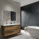 Миниатюра изображения товара Тумба с умывальником ЗОВ Парма 120 / P120LA0MAMC1B-OL120 (аттик)
