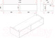 Миниатюра изображения товара Тумба с умывальником ЗОВ Кито-2 120 / 2K120LW0MWM-OL120 (белый матовый)