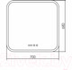 Миниатюра изображения товара Зеркало Silver Mirrors Стив 70x68 / ФР-1754