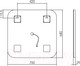Миниатюра изображения товара Зеркало Silver Mirrors Стив 70x68 / ФР-1754