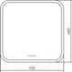 Миниатюра изображения товара Зеркало Silver Mirrors Стив 70x68 / LED-00002630