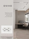 Миниатюра изображения товара Розетка Ovivo Grano 400-010300-907 (белый)