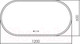 Миниатюра изображения товара Зеркало Silver Mirrors Виола 120x60 / LED-00002624