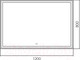 Миниатюра изображения товара Зеркало Silver Mirrors Ливия 120x80 / ФР-00001767