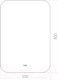 Миниатюра изображения товара Зеркало Silver Mirrors Паллада 55x80 / LED-00002272