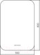 Миниатюра изображения товара Зеркало Silver Mirrors Паллада 55x80 / LED-00002306