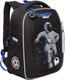 Миниатюра изображения товара Школьный рюкзак Grizzly RAf-393-6 (черный/синий)