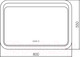 Миниатюра изображения товара Зеркало Silver Mirrors Пульсар 80x55 / ФР-00001381