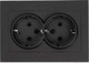 Миниатюра изображения товара Розетка Ovivo Grano 400-170300-907 (черный)