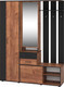 Миниатюра изображения товара Секция в прихожую Премиум ПР-11 левая (дуб крафт табачный/антрацит)