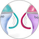 Миниатюра изображения товара Поильник BabyOno Natural Nursing c мягким носиком 3м+ / 1456/02 (180мл, розовый/фиолетовый)