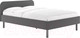 Миниатюра изображения товара Двуспальная кровать Сонум Hanna с металлическим основанием 160x200 (багама серый)