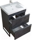 Миниатюра изображения товара Тумба под умывальник Mixline Окленд 60 551709 (мрамор графит)