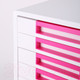 Миниатюра изображения товара Лоток для бумаг Deli Rio / Z01043 (белый/розовый)