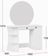 Миниатюра изображения товара Туалетный столик ТриЯ Соло тип 1 (белый)
