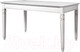 Миниатюра изображения товара Обеденный стол Гомельдрев Бристоль ГМ 6009 (белый дуб/патина)