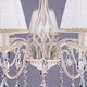 Миниатюра изображения товара Люстра Евросвет Amelia 3637/7 (бело-золотой/прозрачный хрусталь)