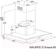 Миниатюра изображения товара Вытяжка Т-образная Maunfeld Breeze 60 (нержавеющая сталь)