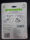 Миниатюра изображения товара Комплект ножей для измельчителя Greenworks GACSB / 2930107 (2шт)