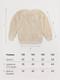 Миниатюра изображения товара Джемпер детский Amarobaby Knit Trend / AB-OD21-KNITT2602/33-128 (молочный, р.128)
