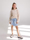 Миниатюра изображения товара Джемпер детский Amarobaby Knit Trend / AB-OD21-KNITT2602/33-140 (молочный, р.140)