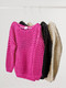 Миниатюра изображения товара Джемпер детский Amarobaby Knit Trend / AB-OD21-KNITT2602/33-140 (молочный, р.140)