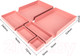 Миниатюра изображения товара Органайзер настольный Deli Nusign / NS001 (розовый)