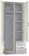 Миниатюра изображения товара Шкаф Anrex Romana 2D2S (белый)