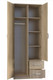 Миниатюра изображения товара Шкаф Anrex Romana 2D2S (дуб сонома)