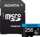 Миниатюра изображения товара Карта памяти A-data microSDXC 256GB + адаптер (AUSDX256GUICL10A1-RA1)