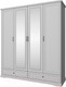Миниатюра изображения товара Шкаф Anrex Valencia 4DG2SZ (серый)