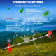 Миниатюра изображения товара Триммер бензиновый Eco GTP-255 Power Plus (EC1551-5)