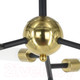 Миниатюра изображения товара Люстра Mirastyle SL-21010/9 BK+BRASS+WG