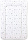 Миниатюра изображения товара Пеленальный матрас Polini Kids Звезды на комод 70x50 / 0002618-24 (белый/серый)