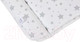 Миниатюра изображения товара Пеленальный матрас Polini Kids Звезды на комод 70x50 / 0002618-24 (белый/серый)
