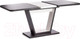 Миниатюра изображения товара Обеденный стол Tetchair Vox 132-172x85x75.5 (мрамор черный/белый)